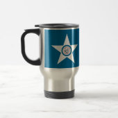 Vlag van Houston, Texas Travel Mug Reisbeker (Links)