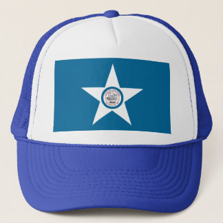 Vlag van Houston, Texas Trucker Hat Pet