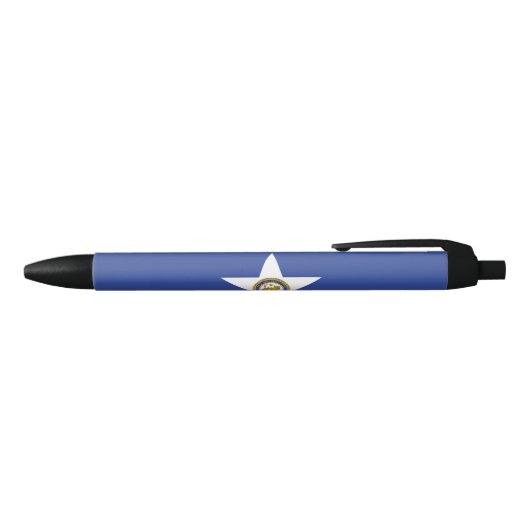 Vlag van Houston (Texas) Zwarte Inkt Pen