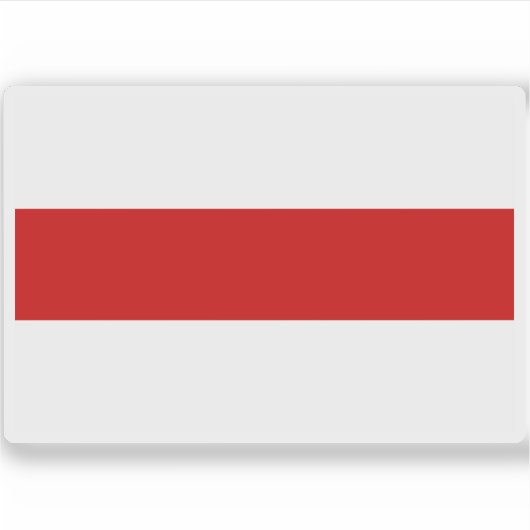 Vlag van Huahine Sticker (Voorkant)