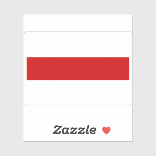 Vlag van Huahine Sticker (Vel)