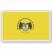 Vlag van Huaral, Peru Sticker (Voorkant)