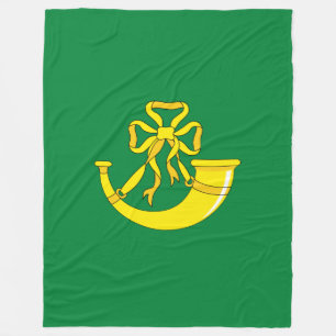 Vlag van Huntingdonshire Fleece Blanket Deken