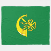 Vlag van Huntingdonshire Fleece Blanket Deken (Voorkant (Horizontaal))