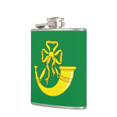 Vlag van Huntingdonshire Hip Flask Heupfles (Links)