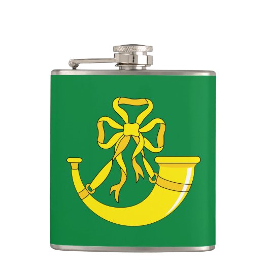 Vlag van Huntingdonshire Hip Flask Heupfles (Voorkant)