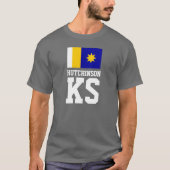 Vlag van Hutchinson, Kansas T-shirt (Voorkant)