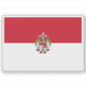 Vlag van Ibarra, Ecuador Sticker (Voorkant)