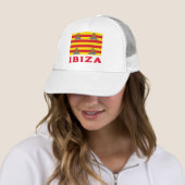 Vlag van Ibiza, SPANJE Trucker Pet (In situ)