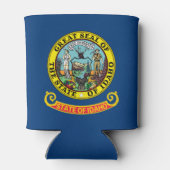 Vlag van Idaho Blikjeskoeler (Achterkant)