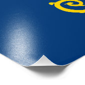 Vlag van Idaho Foto Afdruk (Hoek)
