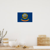 Vlag van Idaho Poster (Keuken)