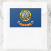 Vlag van Idaho Rechthoekige Sticker (Tas)