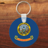 Vlag van Idaho Sleutelhanger (Voorkant)