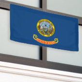 Vlag van Idaho Spandoek (Buitenkant Gebouw)