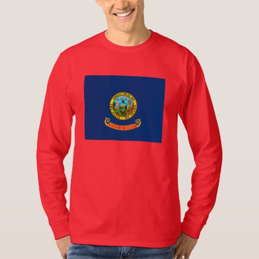 Vlag van Idaho-staat T-shirt (Voorkant)