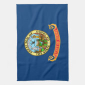 Vlag van Idaho Theedoek (Verticaal)