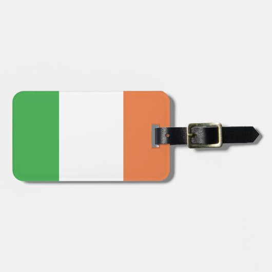 Vlag van Ierland Bagagelabel (Voorkant horizontaal)