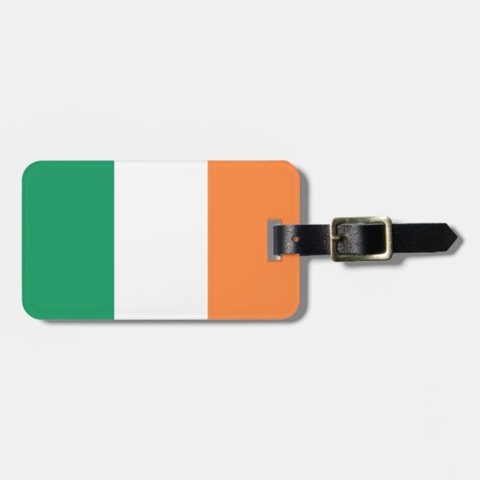 Vlag van Ierland Bagagelabel (Voorkant horizontaal)