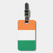 Vlag van Ierland Bagagelabel (Voorkant verticaal)