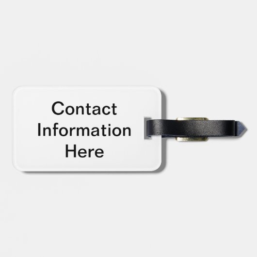 Vlag van Ierland Bagagelabel (Achterkant horizontaal)