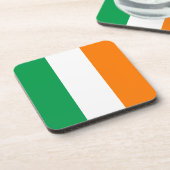 Vlag van Ierland Bier Onderzetter (Linkerzijde)