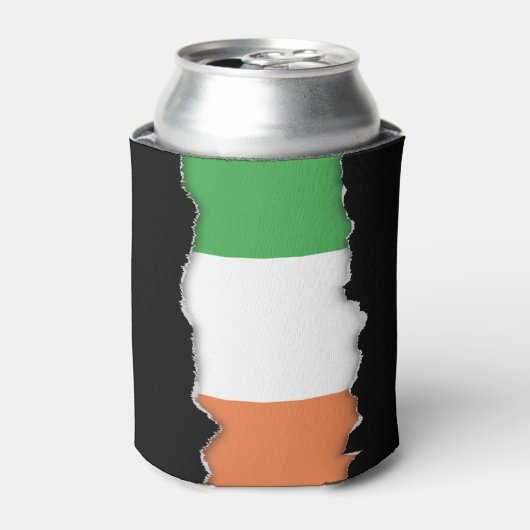 Vlag van Ierland Blikjeskoeler (Blikje Voorkant)