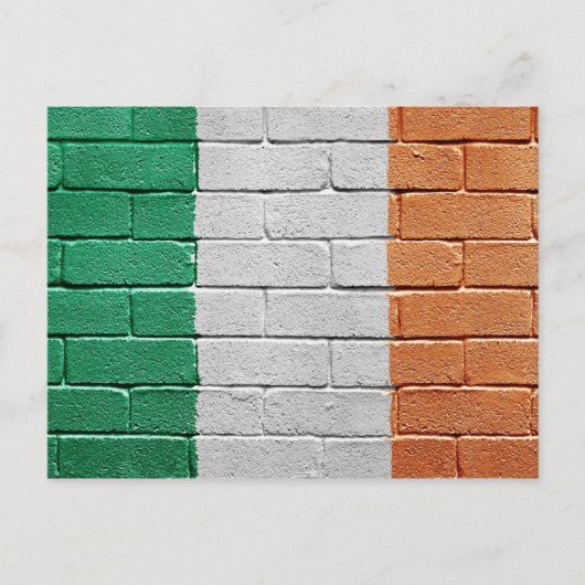 Vlag van Ierland Briefkaart (Voorkant)