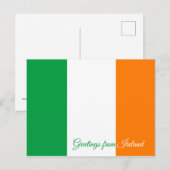 Vlag van Ierland Briefkaart (Voorkant / Achterkant)
