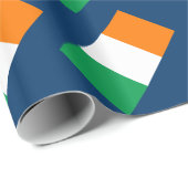 Vlag van Ierland Cadeaupapier (Rol Hoek)