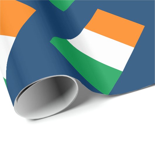 Vlag van Ierland Cadeaupapier (Rol Hoek)