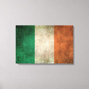  vlag van Ierland Canvas Afdruk