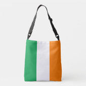 Vlag van Ierland Crossbody Bag Crossbody Tas (Achterkant)