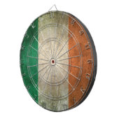 vlag van Ierland Dartbord (Voorkant Rechts)