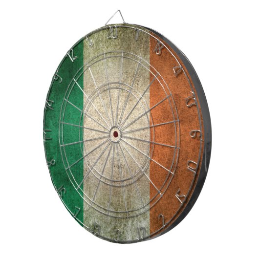 vlag van Ierland Dartbord (Voorkant Rechts)