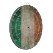 vlag van Ierland Dartbord (Voorkant Links)