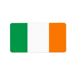 vlag van Ierland Etiket