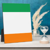 Vlag van Ierland Fotoplaat (Zijkant)