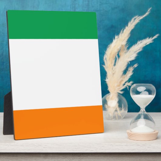 Vlag van Ierland Fotoplaat (Zijkant)