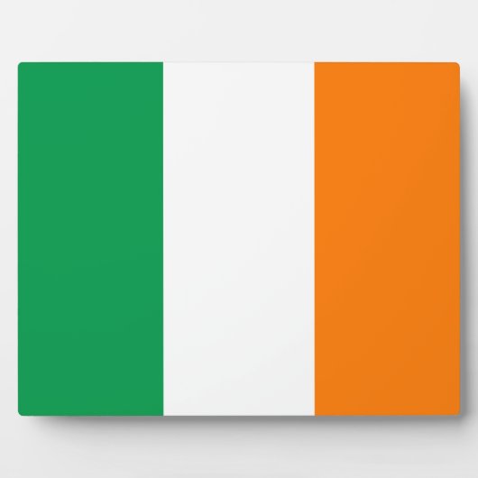 Vlag van Ierland Fotoplaat (Voorkant)