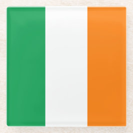 Vlag van Ierland Glazen Onderzetter
