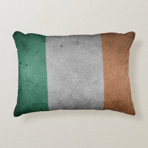 Vlag van Ierland Grunge Style Decoratief Kussen