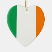 Vlag van Ierland Hart Keramisch Ornament (Rechts)