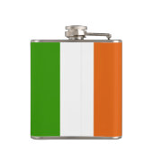 Vlag van Ierland Heupfles (Achterkant)