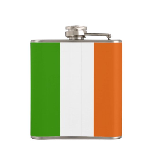 Vlag van Ierland Heupfles (Achterkant)