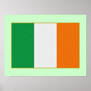 Vlag van Ierland - Ierse Republiek Tri-color Poster