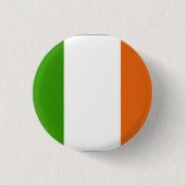 Vlag van Ierland - Irish tricolor Button (Voorkant)