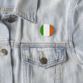 Vlag van Ierland - Irish tricolor Button (In situ)