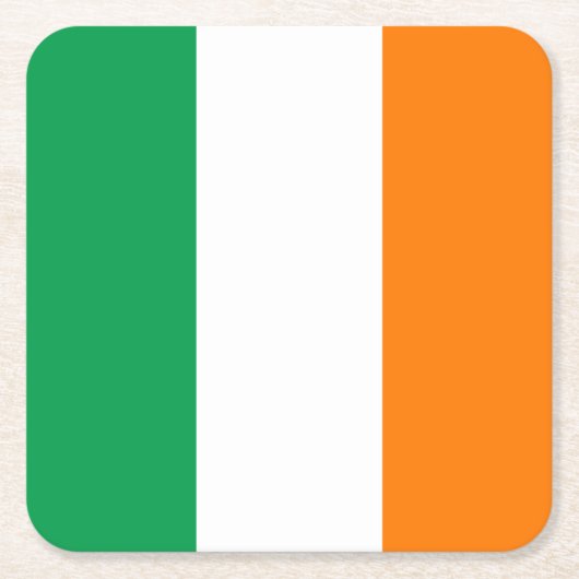 Vlag van Ierland Kartonnen Onderzetters (Voorkant)