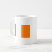 Vlag van Ierland Koffiemok (Voorkant links)